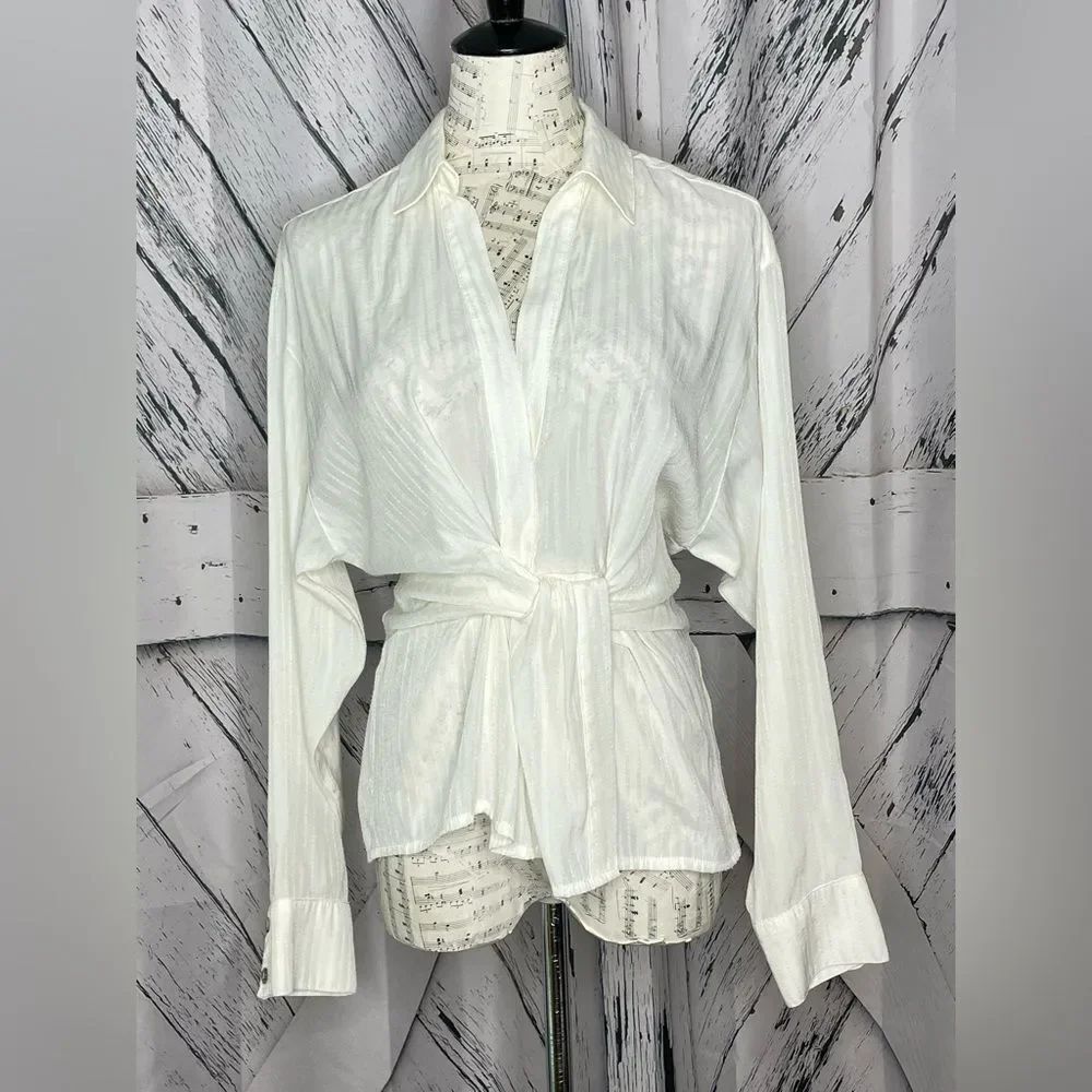 Urban Outfitters Blouse Pullover Peplum S